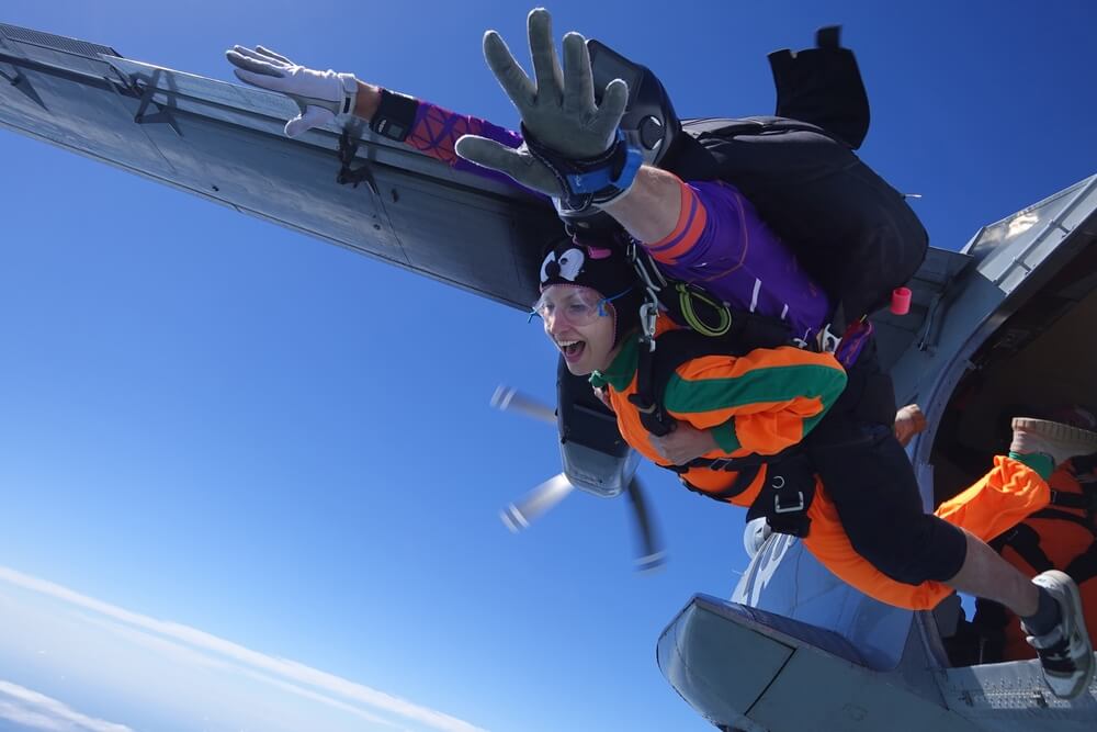 Saut en parachute